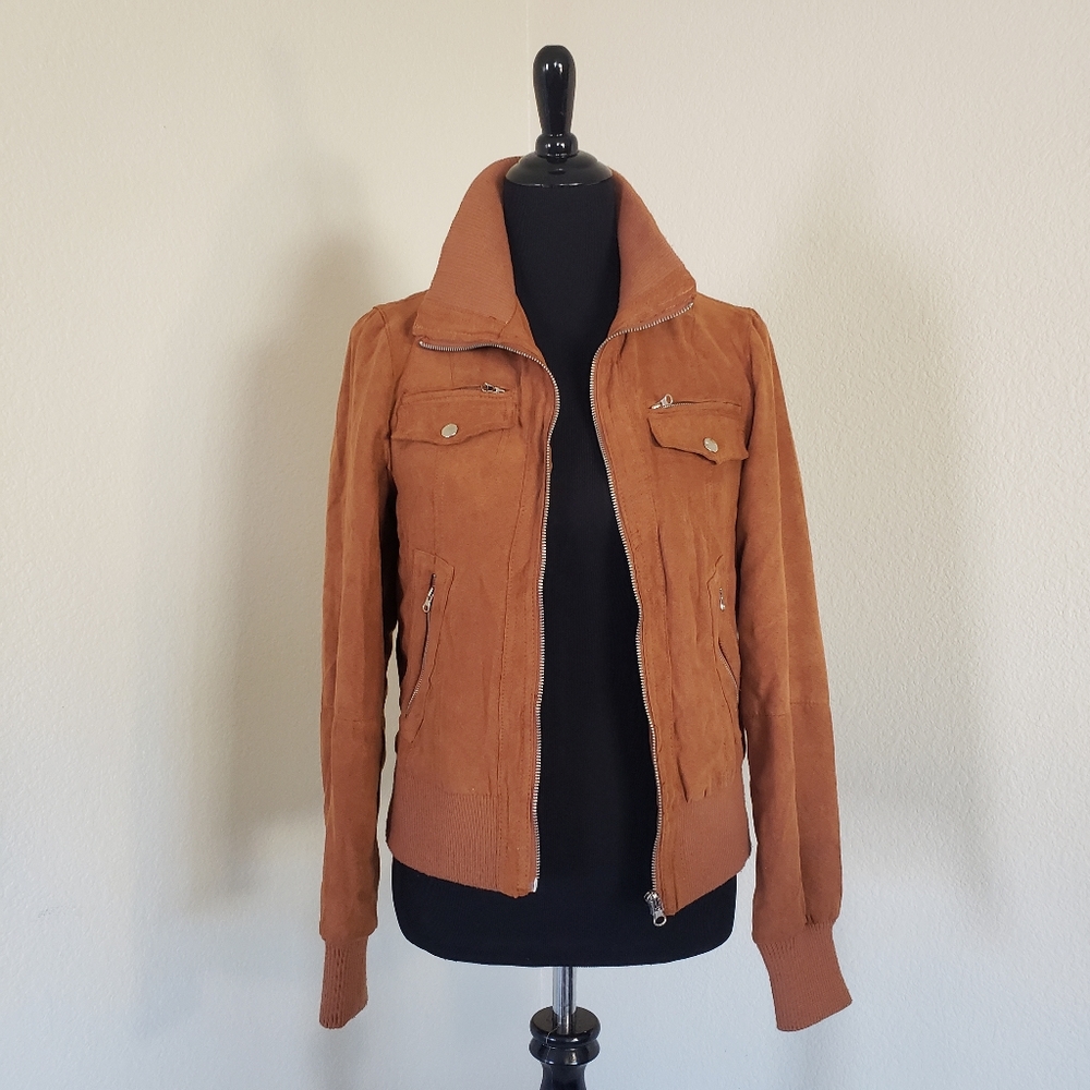 Miss London Bomber Jacket Full Zip